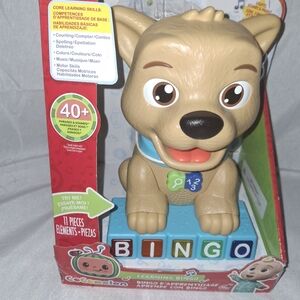Cocomelon Learning Bingo Puppy Toy for Kids - Tan/Blue
